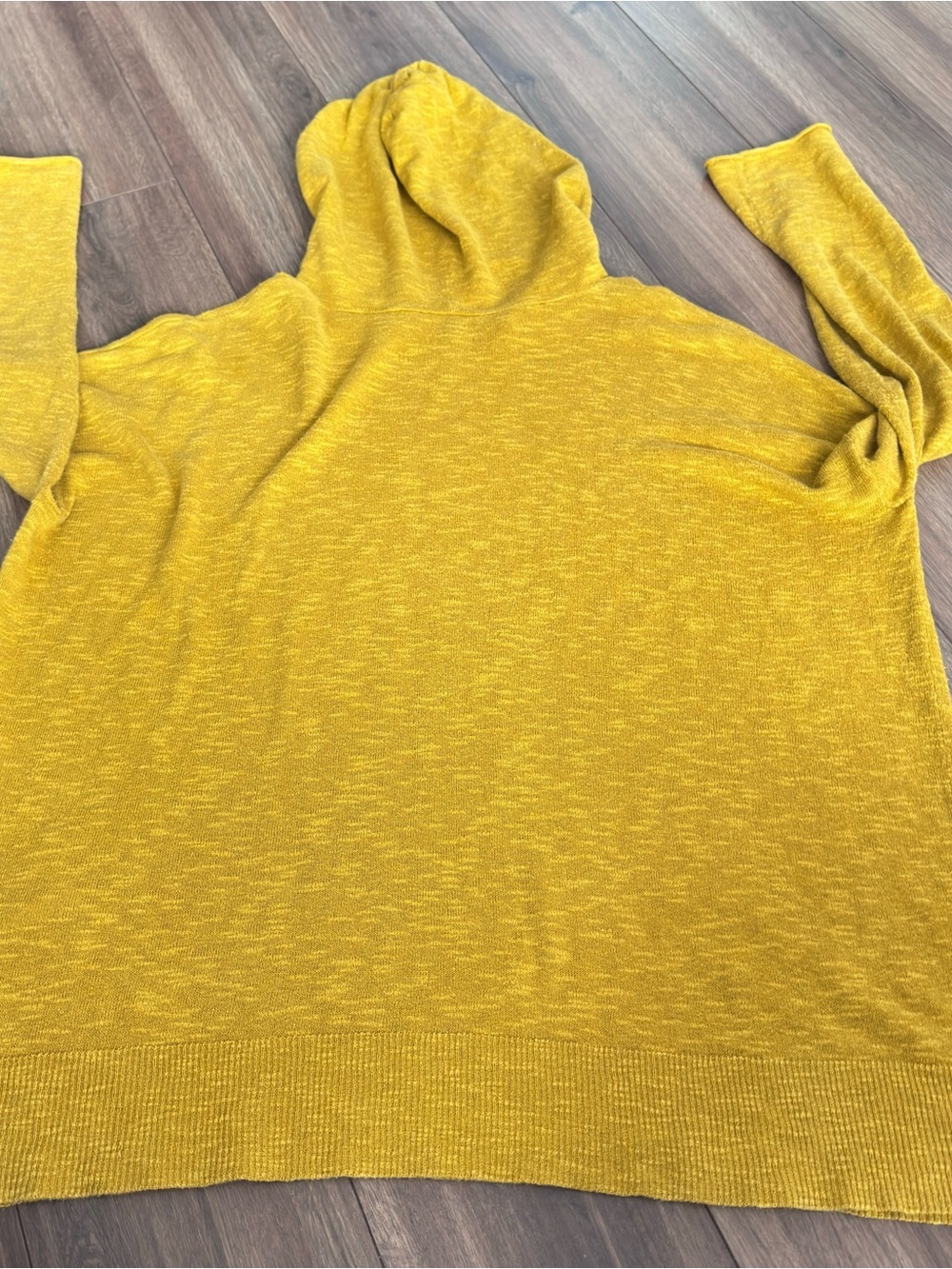 EILEEN FISHER Hooded Top Organic  linen & cotton blended Women's size S Oversize - Picture 5 of 11